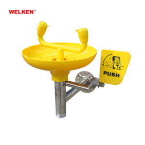 Wall Mount Stainless Steel and ABS Yellow Eye/Face Wash BD-508B
